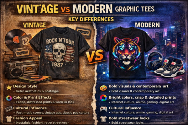 modern graphic t shirts outfit ideas