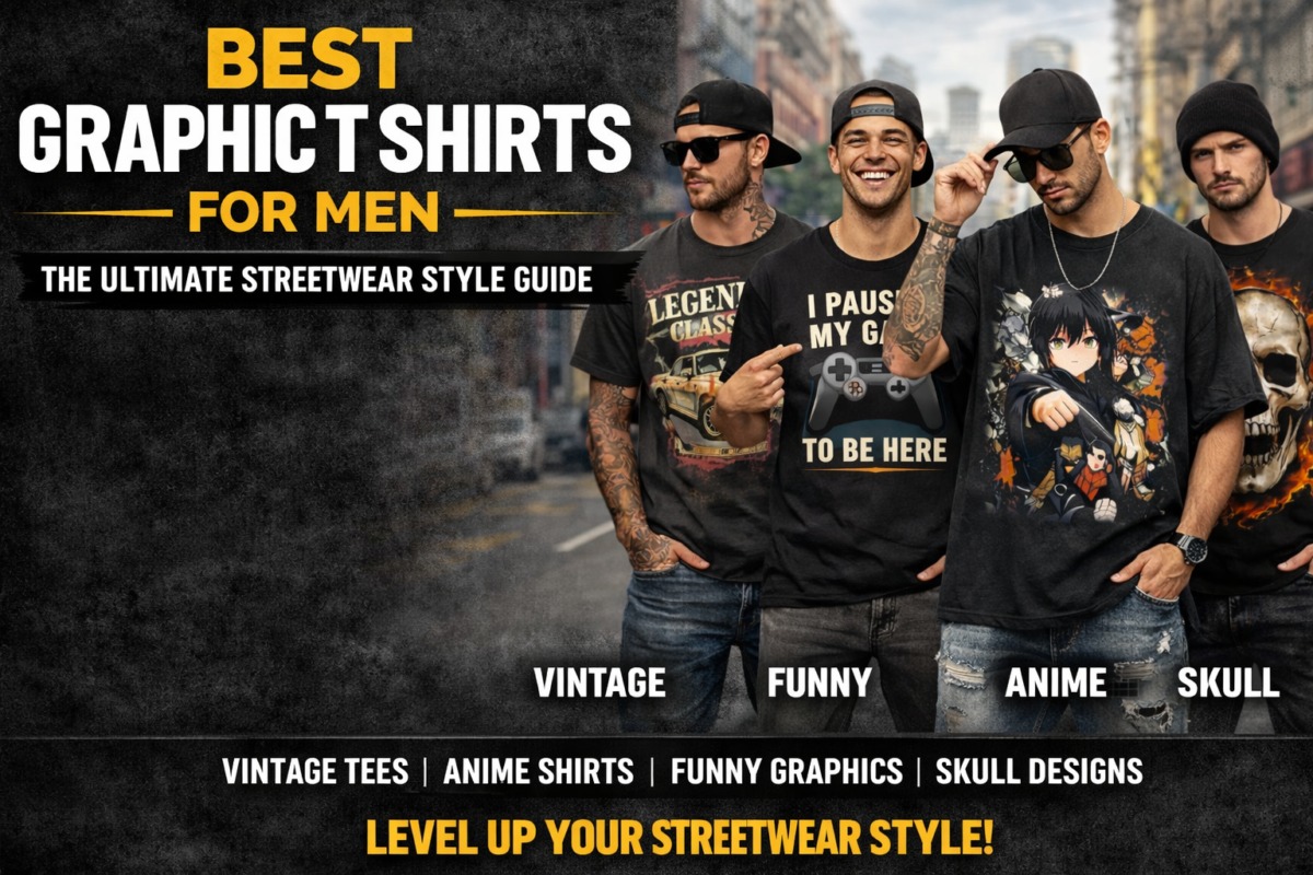 Level Up Your Streetwear Style with These Graphic T-Shirts for Men