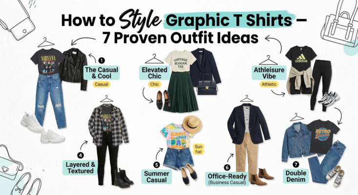 how to style graphic t shirts streetwear