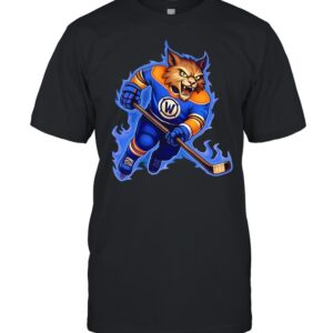 Edmonton Oilers Hunter the Lynx mascot player Unisex T-Shirt