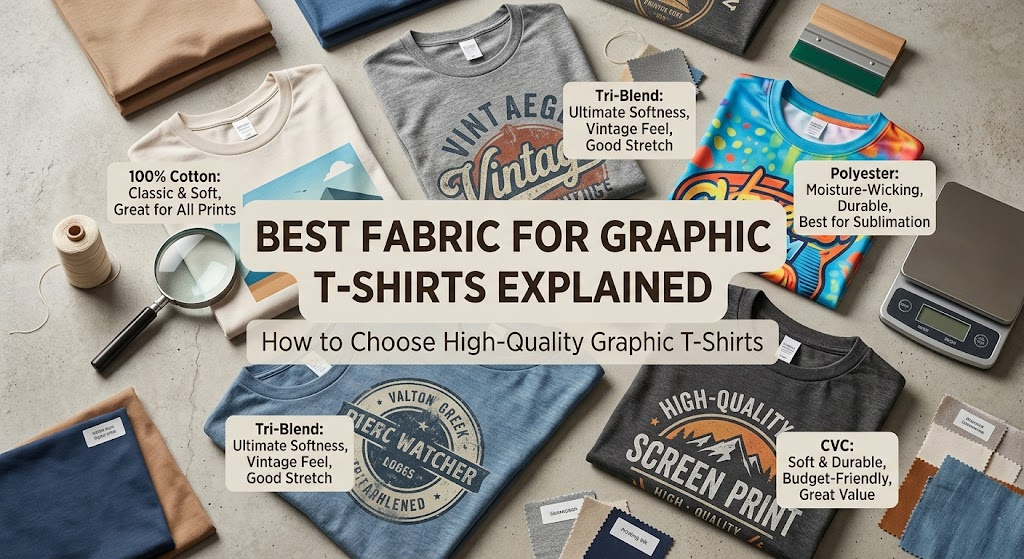 best fabric for graphic t shirts cotton vs blend