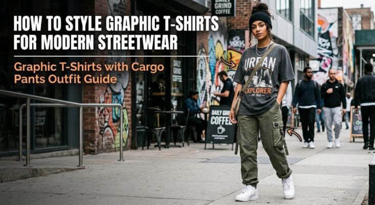 graphic t shirts with cargo pants outfit