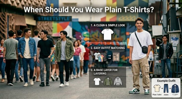 graphic t shirts styling vs plain t shirts